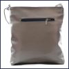 VIA55 női keresztpántos táska ferde zsebbel, rostbőr, ezüst nagymeretunoitaska-hu c
