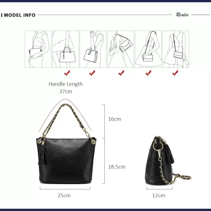 Láncos női válltáska, bőr, szürke nagymeretunoitaska-hu 5