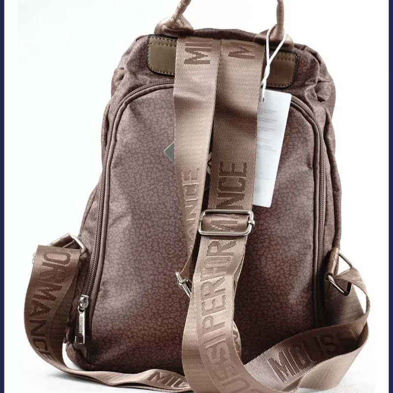 Női hátitáska Micussi, poliészer, barna nagymeretunoitaska-hu 3