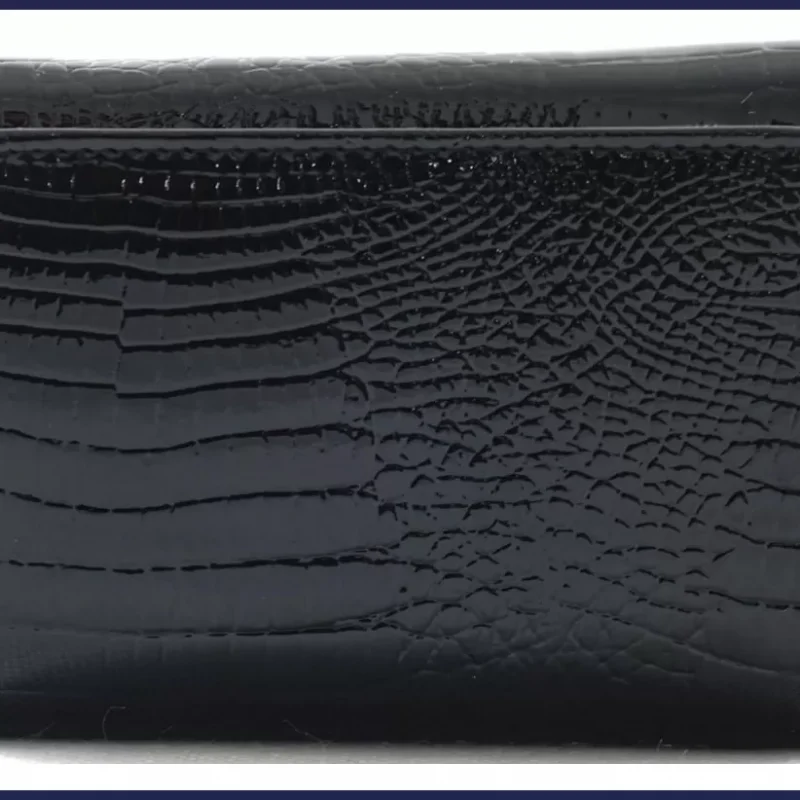 VIA55 női pénztárca, rövid fazon, bőr, fekete nagymeretunoitaska-hu 3